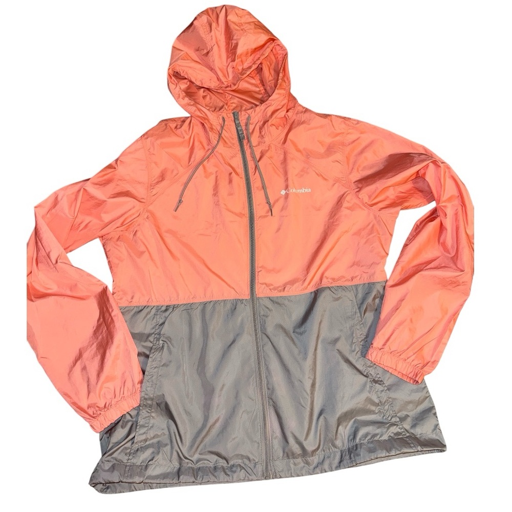Columbia Salmon Pink/Gray Outdoor Jacket - Picture 1 of 4
